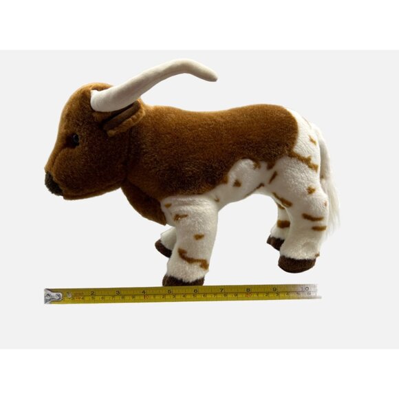 Douglas Cuddle Toy Fitzgerald Texas Longhorn Bull 1843 Plush Stuffed Animal 2015 - Picture 10 of 11